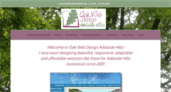 Desktop Screenshot of oakwebdesign.com.au