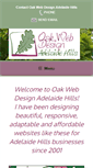 Mobile Screenshot of oakwebdesign.com.au